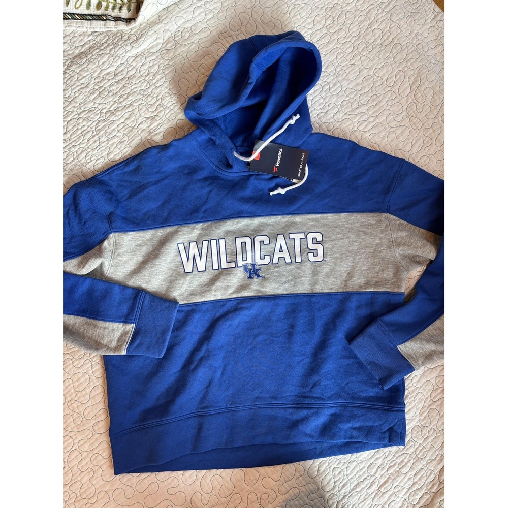 Fanatics Wildcats Cropped Hooded Sweatshirt Womens Size Medium #720